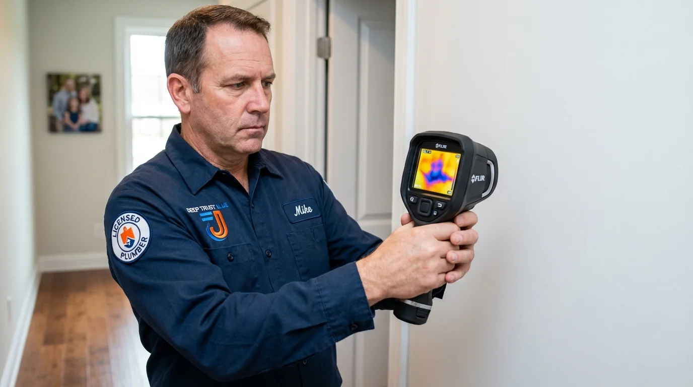 Thermal imaging leak detection by Johns Plumbing LLC in Burns